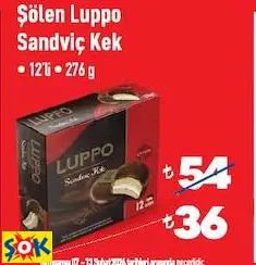 ŞÖLEN LUPPO SANDVİÇ KEK • 12’Lİ